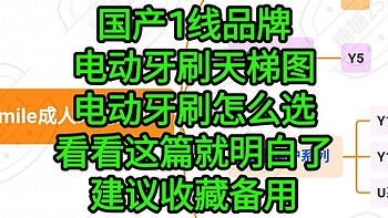 国产1线品牌电动牙刷分类图，电动牙刷怎么选，看看这篇就明白了，建议收藏备用