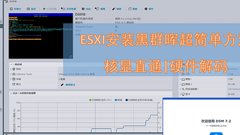 黑群晖安装超简单，ESXI+硬件解码，影视娱乐一网打尽！（一） 