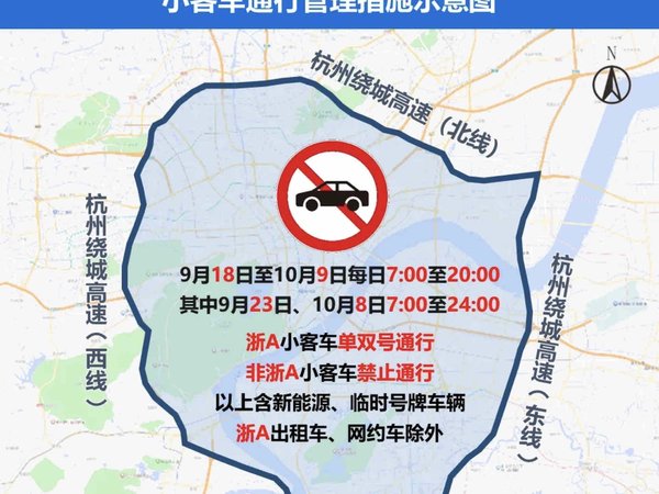 十一自驾去杭州看亚运，完全进不去啊！