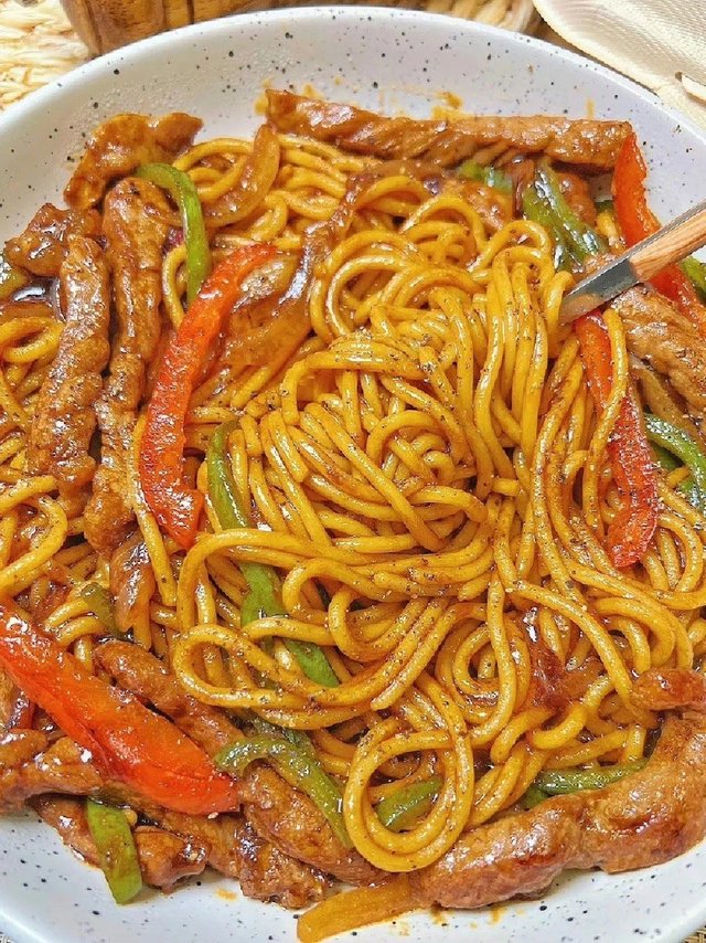 黑椒牛柳意面