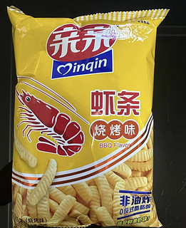 亲亲膨化休闲食品虾条240g（原味80g*2+烧烤味80g）零食大礼包