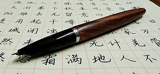 原木笔杆＋0.6mm小翘尖钢笔试用手记