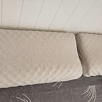 LOVO罗莱旗下乐蜗家纺 泰国进口天然乳胶枕头枕芯人体工学粒按摩枕