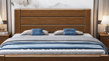 优雅新中式，这款实木床让你家卧室颜值飙升!