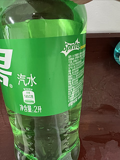 出门游玩带一瓶2L的雪碧清爽柠檬味