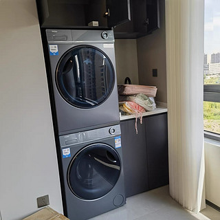 惊叹🙊海尔368+376洗烘套装:洗衣机和烘干机的完美结合