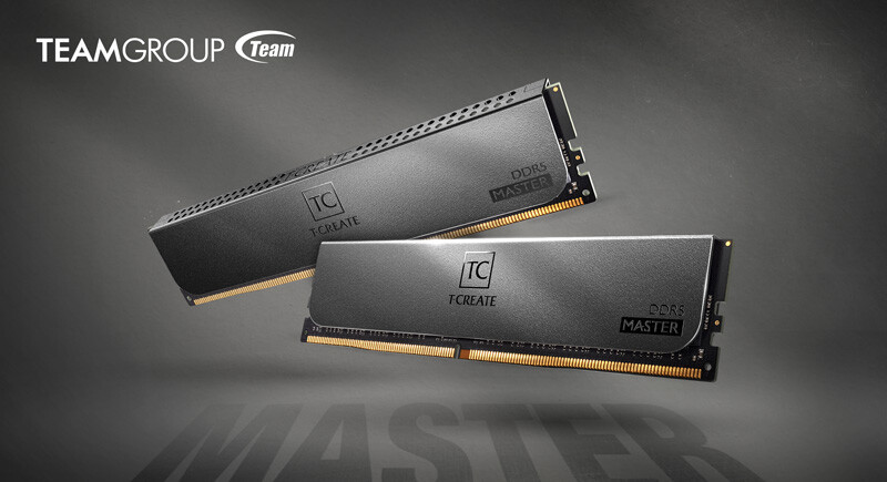十铨发布 T-CREATE MASTER“大师版”系列 DDR5 内存，适用于工作站