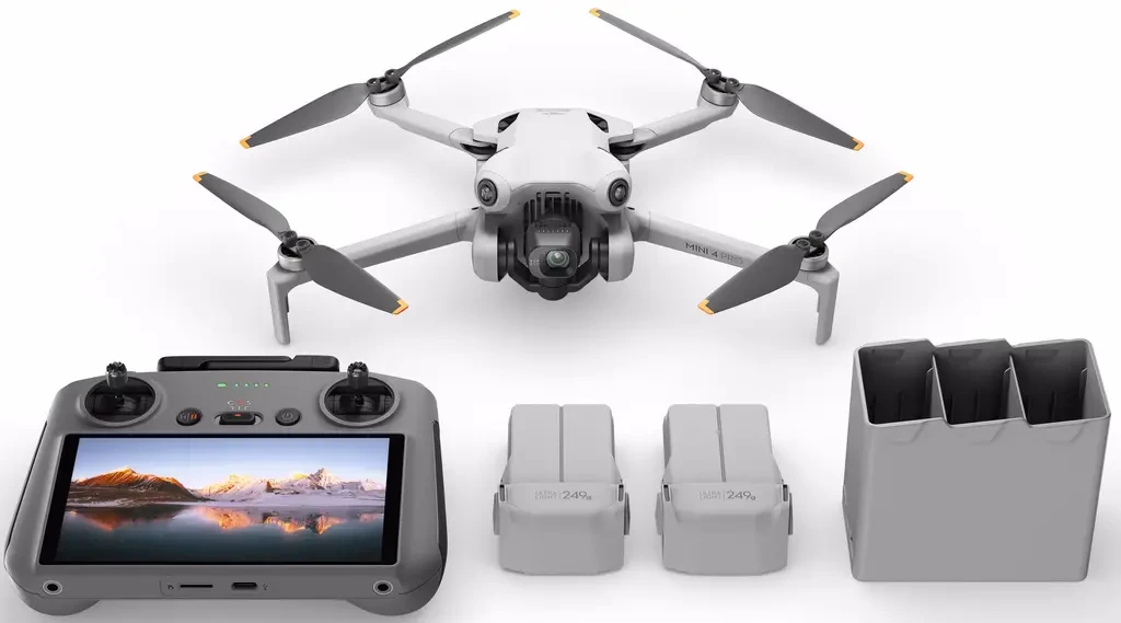 大疆 Mini 4 Pro 无人机最新渲染图出炉：升级全向主动避障、20公里图传