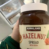 costco开市客KIRLAND德国进口科克兰榛果可可巧克力面包抹蘸酱1kg