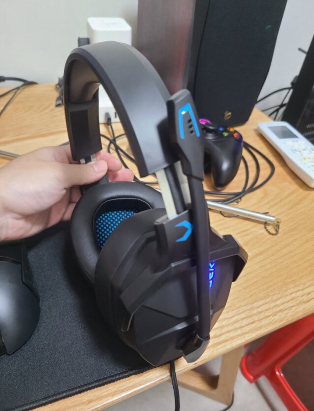 1616西伯利亚(xiberia)v13电脑耳机头戴式有线 游戏耳机 usb7.