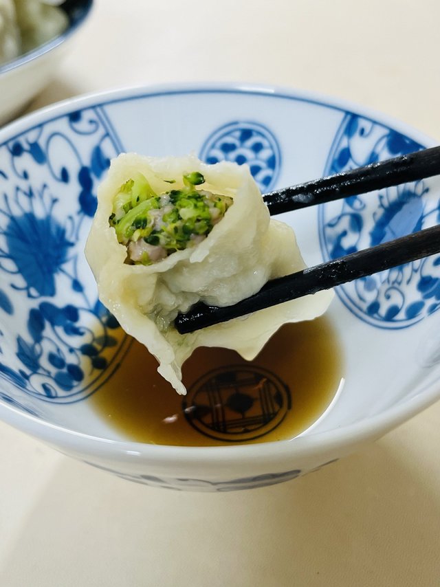 西蓝花的饺子，原来如此好吃！