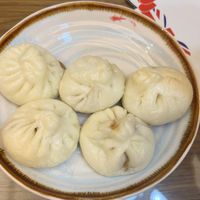 桃花点点的包子，还真的挺好吃