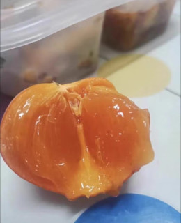 刚上市的火晶脆柿子，口感就是棒