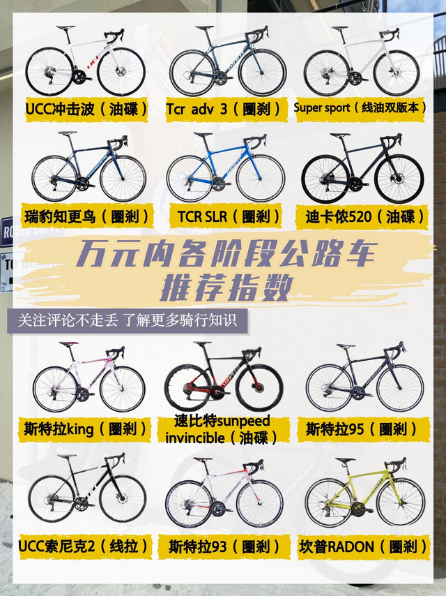 公路车推荐🚵‍♀️万元内闭眼入性价比公路车推荐