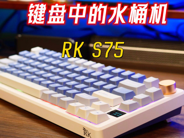 机械键盘中的水桶机，RK S75拆解体验