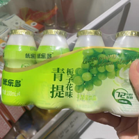 优乐多乳酸菌饮品饮料白桃茉莉 青提栀子花味100ml4瓶2排