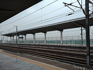 和安亭西站面对面的安亭北火车站
