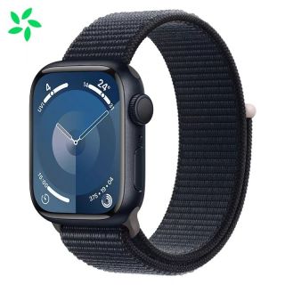 Apple/苹果 Apple Watch Series 9；午夜色铝金属表壳；午夜色回环式运动表带