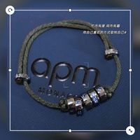 APM Monaco摩斯密码尼龙情侣手链