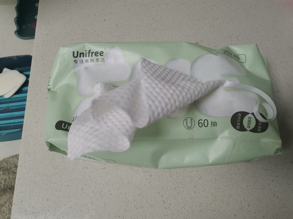 Unifree洗脸巾，好用