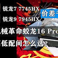 锐龙7和锐龙9价差千元 蛟龙16 Pro高低配