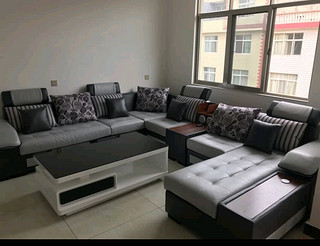 亲友北欧全新升级布艺沙发组合客厅整装家具