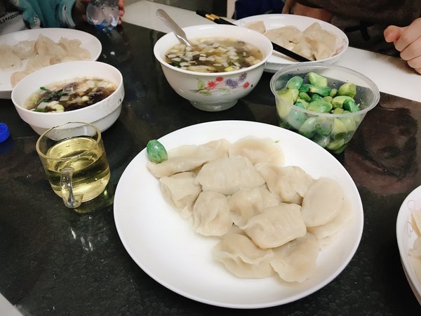 国庆宅家吃饺子
