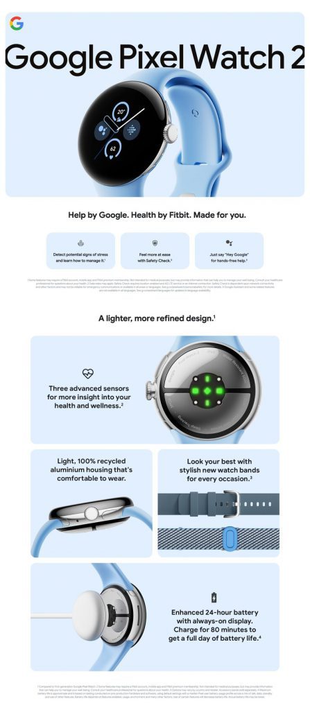 网传丨谷歌 Google Pixel Watch 2 智能手表终极爆料汇总、24小时续航、铝合金材质、跌倒/安全监测