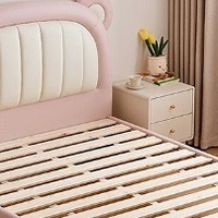 林氏家居新款粉色儿童床，打造女孩公主梦幻卧室