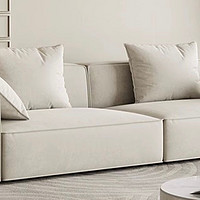 家装看看 Baxter 豆腐块科技布艺沙发，舒适典雅，让家更加美好!