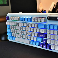 颜值与实力并存，时尚碧海蓝：珂芝Z98机械键盘