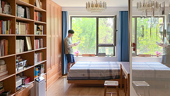 狭长户型两居改三居，北京业主客餐卧书房一体，品质生活不受限