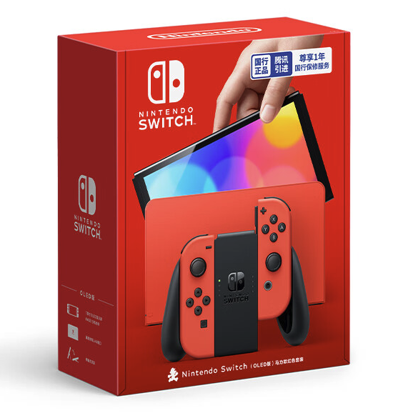 任天堂国行上新！Switch OLED马力欧红色套装全球同步发售 