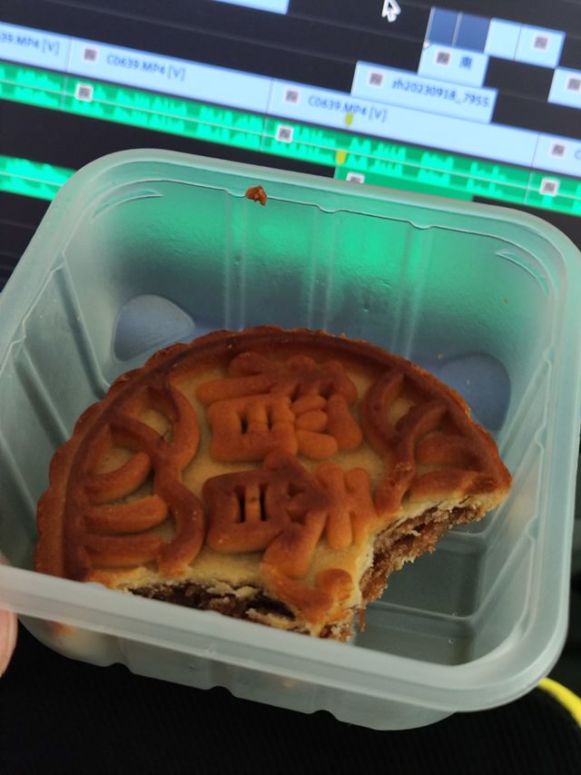 这月饼真难吃