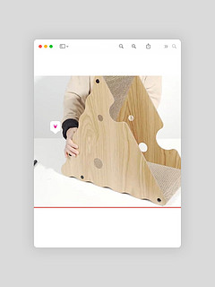福丸猫抓板，立式耐用不掉屑，瓦楞纸板猫咪玩具