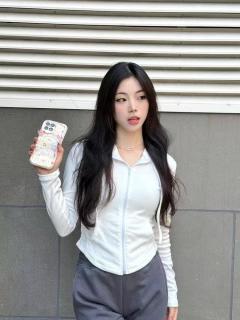 徒步服LAPAYP纯欲风连帽开衫卫衣女春秋新款修身