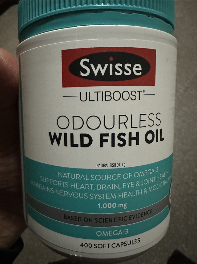 swisse鱼肝油1000mg 400粒的