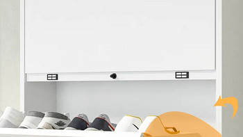 小户型家庭节约空间，可安排超薄翻斗鞋柜。