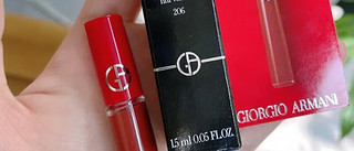 阿玛尼（ARMANI）红管口红206# 丝绒哑光 1.5ml促销品 