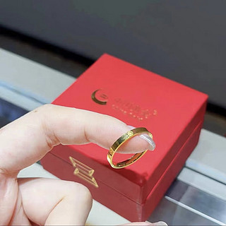 双十一黄金戒指爱情象征，送你的爱人一份爱的礼物！