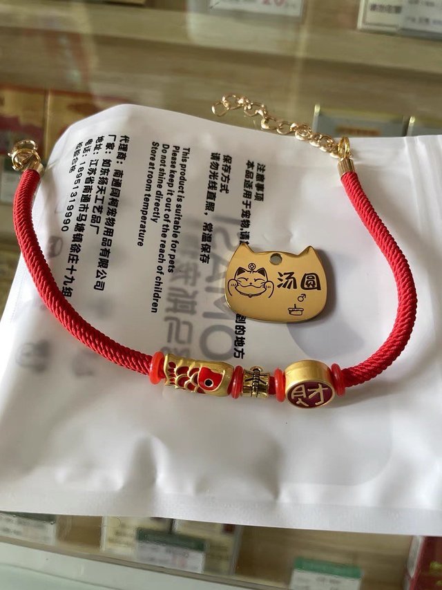 给汤圆准备的猫咪项圈