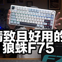 大的不喜欢，那这把小的呢？狼蛛F75机械键盘