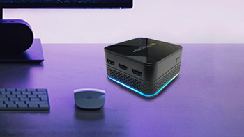 迷你电脑掌上主机 篇五十五：自带氛围灯 双网口三视频输出 神舟mini PC7S是否值得买?