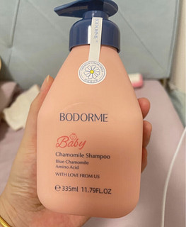 贝德美（bodcrme）儿童蓝甘菊沐浴露335ml 温和洁净 水润保湿 弱酸性男女孩宝宝通用