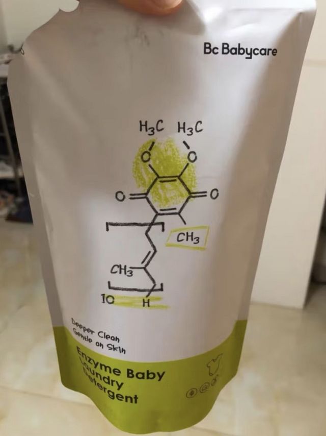 宝宝衣物专用，babycare婴儿酵素洗衣液，清香不刺激!