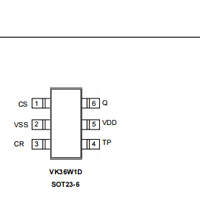 单通道液位检测芯片VK36W1D SOT23-6单路触摸方案小体积高稳定性IC芯片