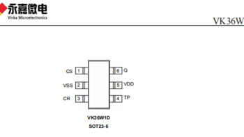 单通道液位检测芯片VK36W1D SOT23-6单路触摸方案小体积高稳定性IC芯片