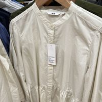 原价199的优衣库灯笼袖娃娃款衬衫打折啦