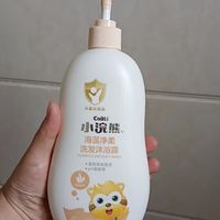 小浣熊 儿童洗发水沐浴露二合一 宝宝洗护沐浴露家庭装 600ML 