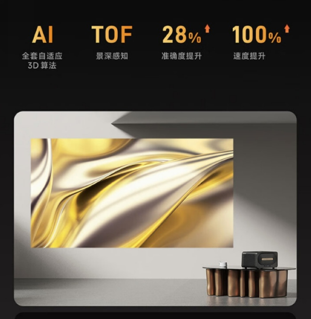 小明 V1投影仪发布,采用京东方“璨光 S60”光机、800流明、波士顿声学双喇叭、FAI全局画面校正、智能插帧